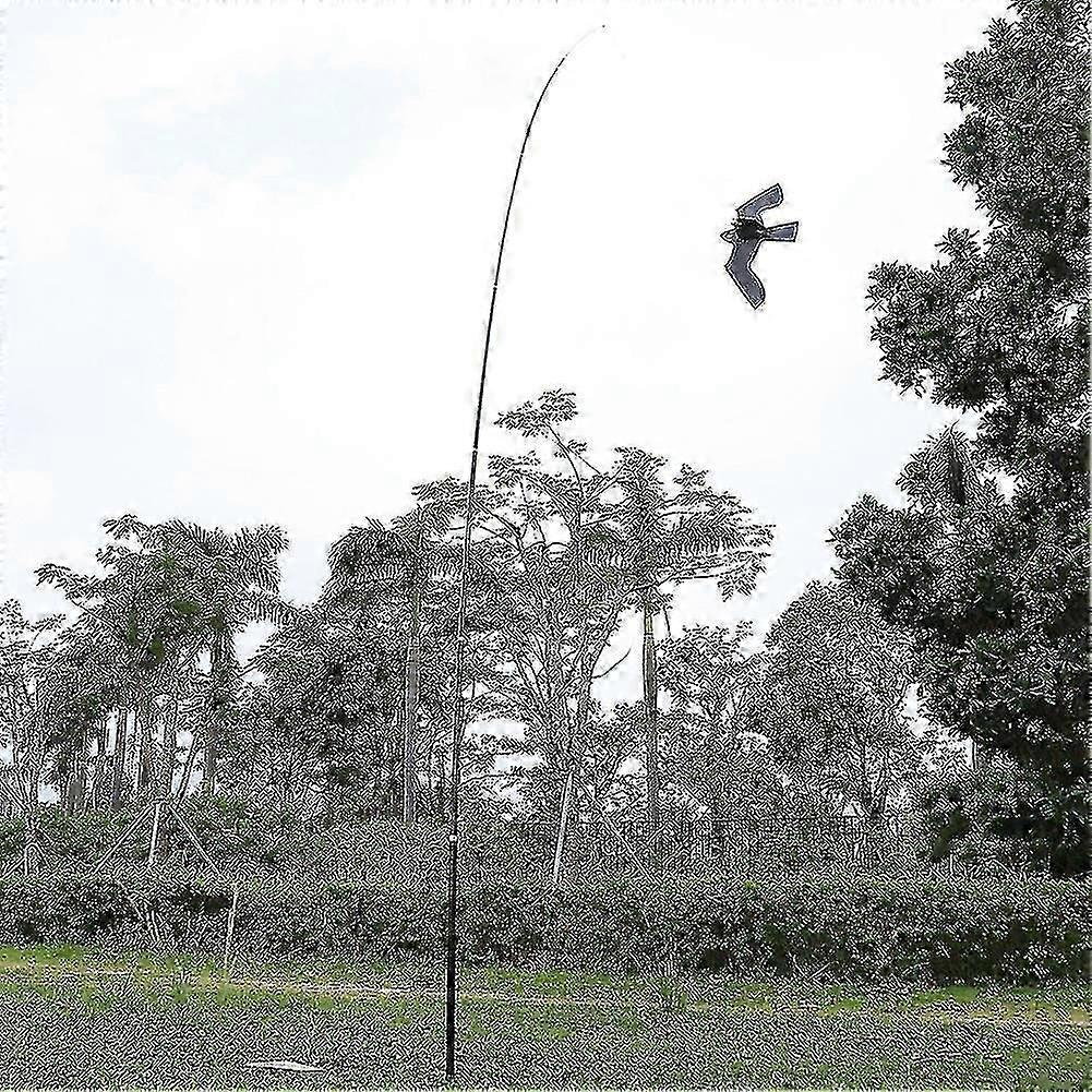 7m Telescopic Pole Extendable Bird Repeller Scarer Flying Hawk Kite