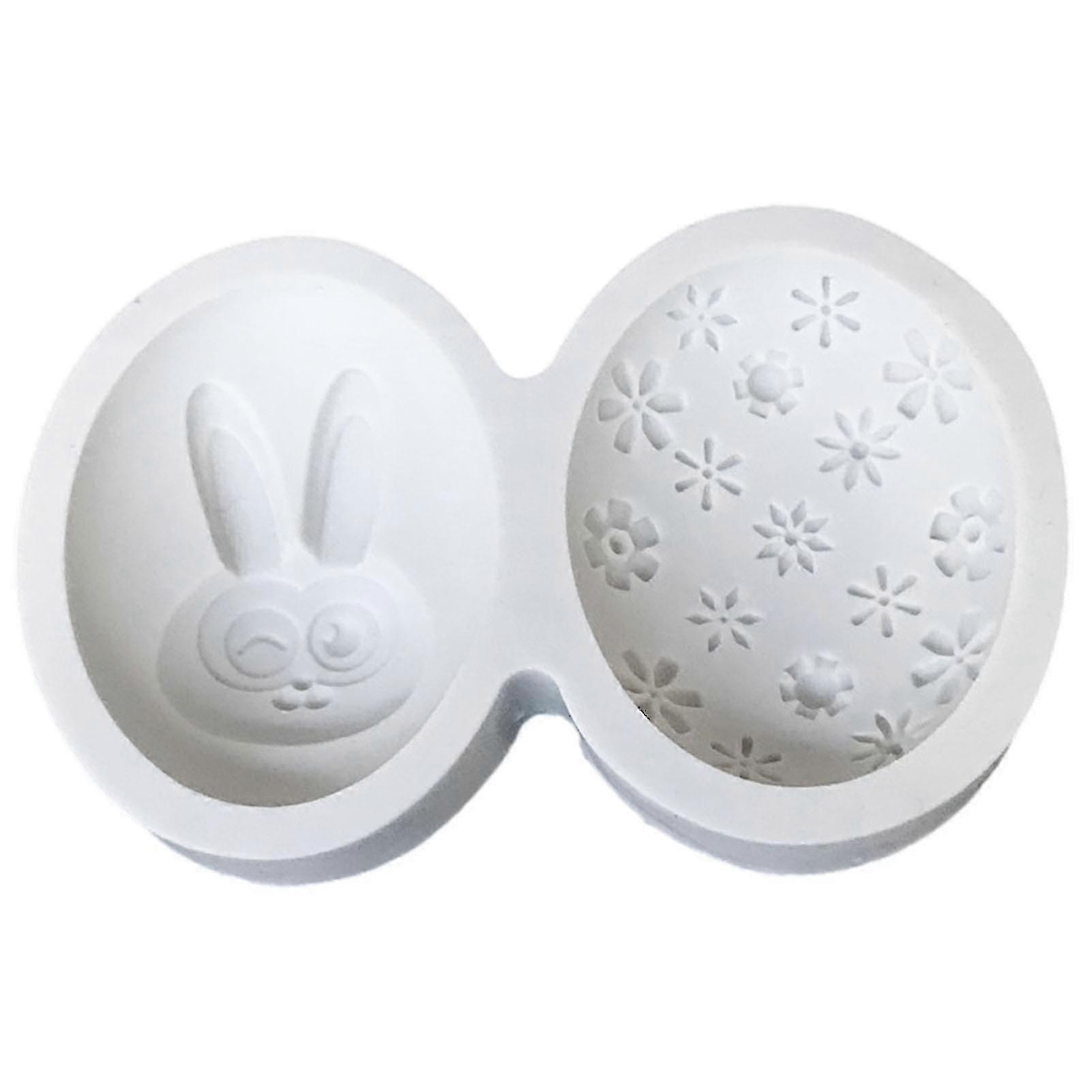 2025 Kitchen Easter Mold Set - Durable Rabbit Egg Shape for Easy Demoulding