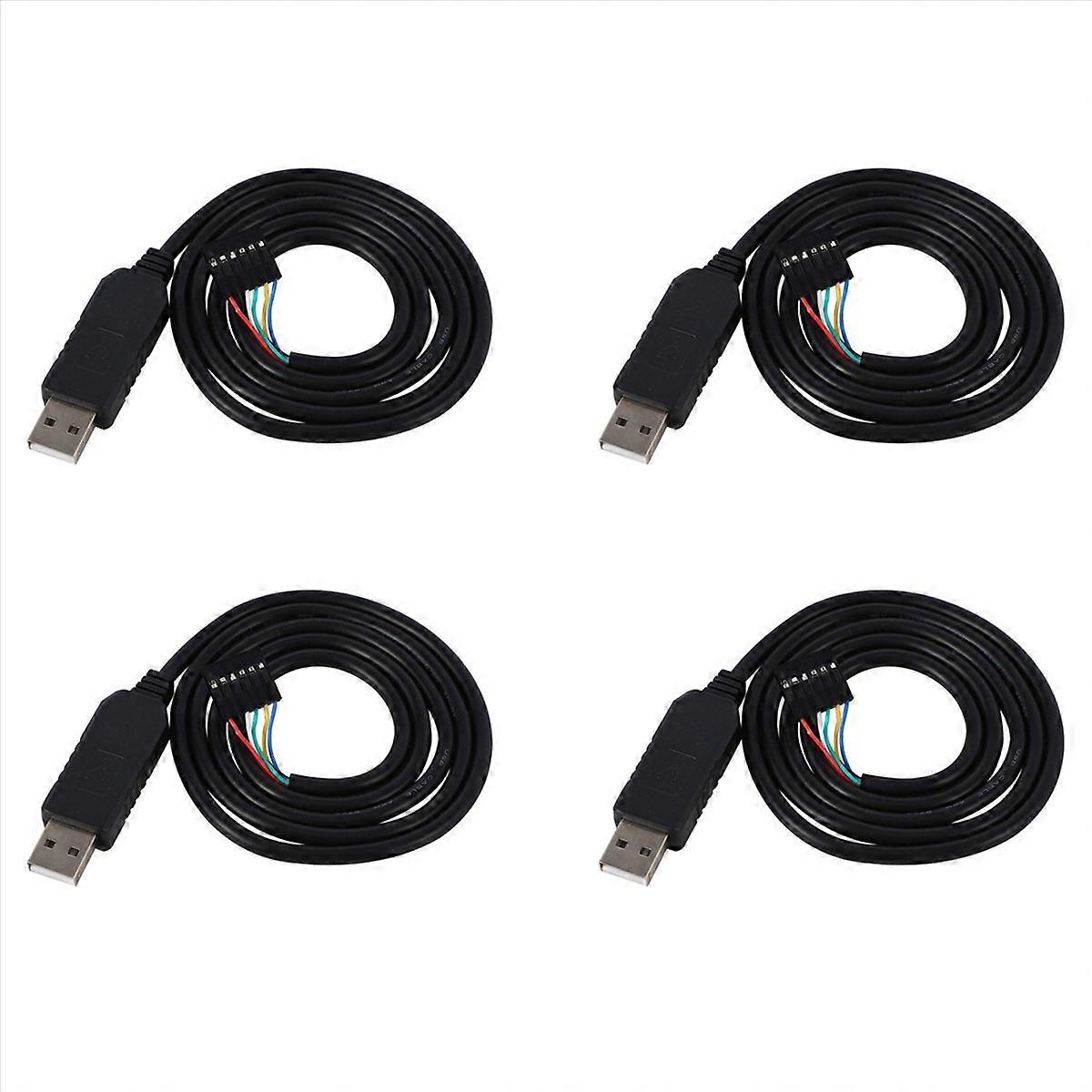 4X 6Pin Ft232Rl Ft232 Module for Usb to Ttl Uart Serial Wire Adapter Rs232 Download Cable Module