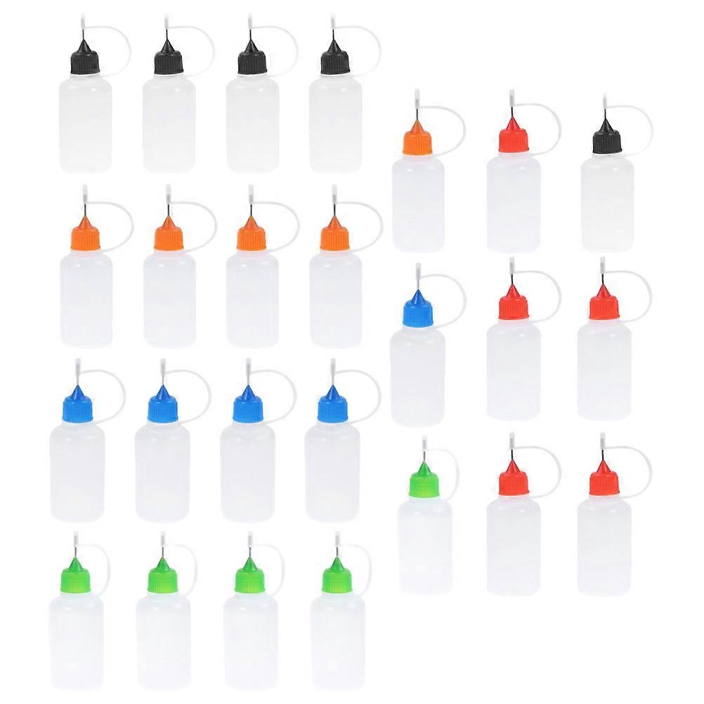 Needle Tip Glue Bottle for DIY Craft 25Pcs Multifunctional Squeeze Bottles