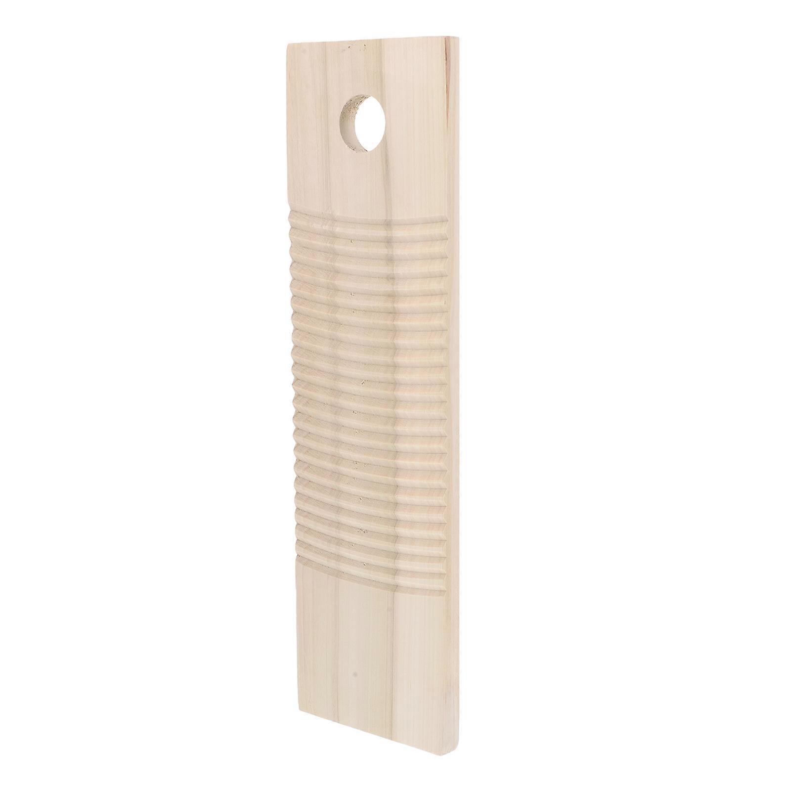 Thickened Wood Washboard for Hand Washing Clothes Durable Laundry Tool
