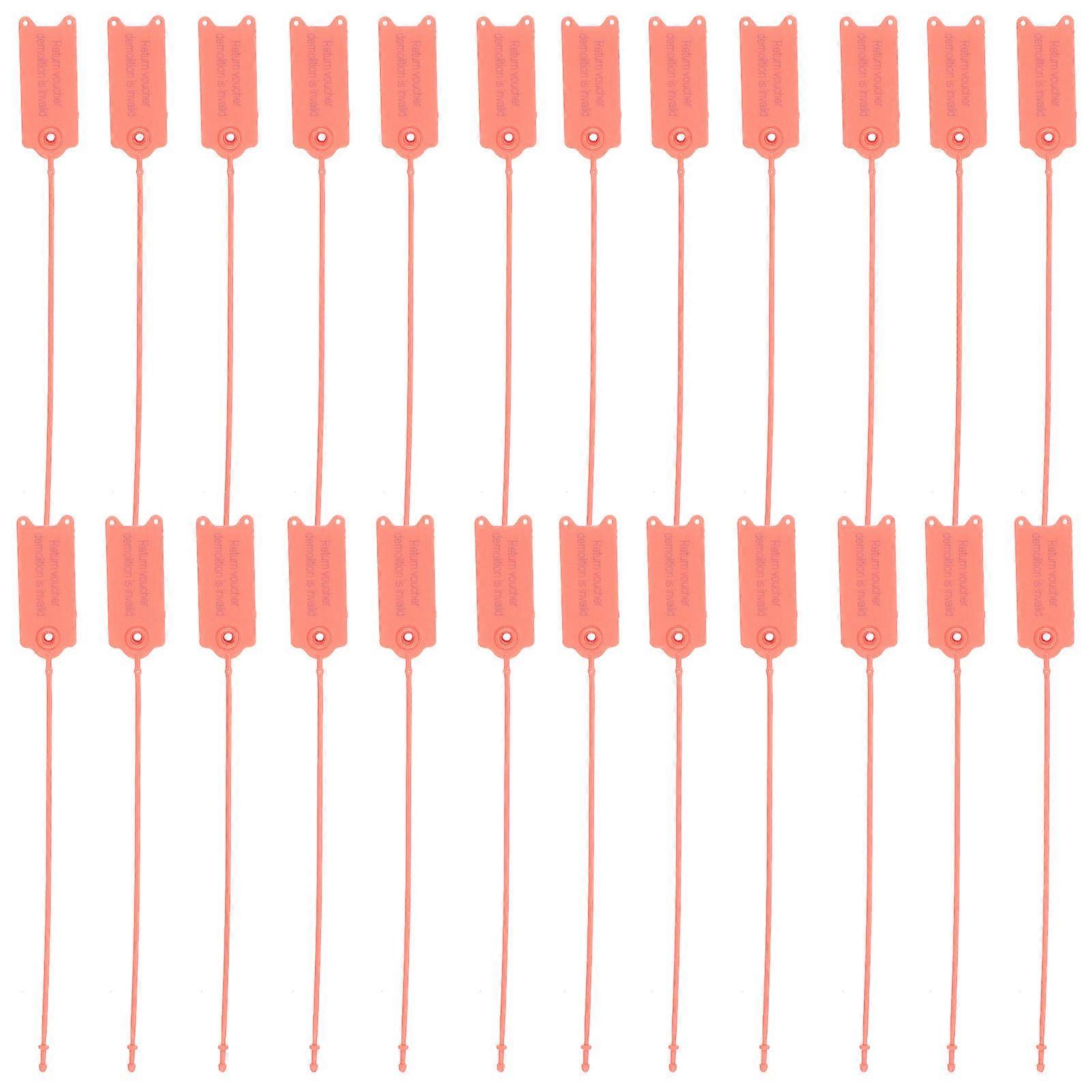 Cable Ties with Markers for Tie Cable Red PP Material One Piece Self-locking 100Pcs