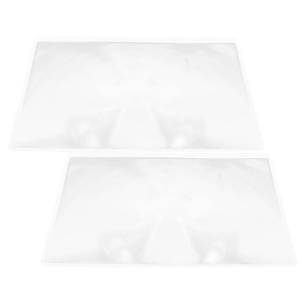 Magnifying Sheets For Reading Large PVC Outdoor Use 2Pack