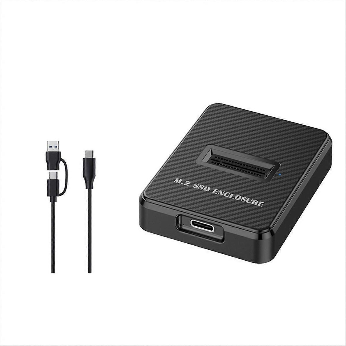 USB C 2in1搭載10Gbps外付けSSDエンクロージャ