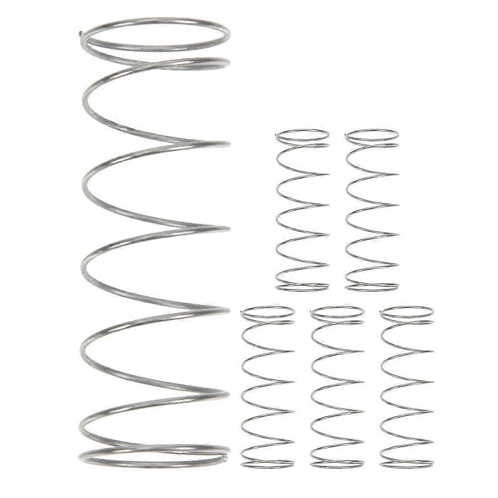 Silver Trumpet Button Springs for Trumpet Fitting Replacement 6Pcs