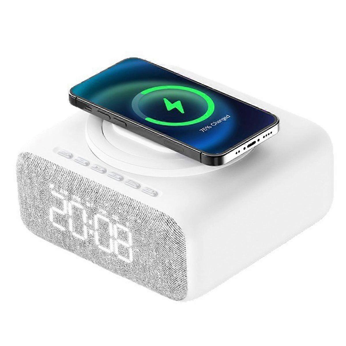 Wireless Bluetooth Speaker Multifunctional Wireless Charging Swan Night Light Bluetooth Speaker Desktop Wake Up Light