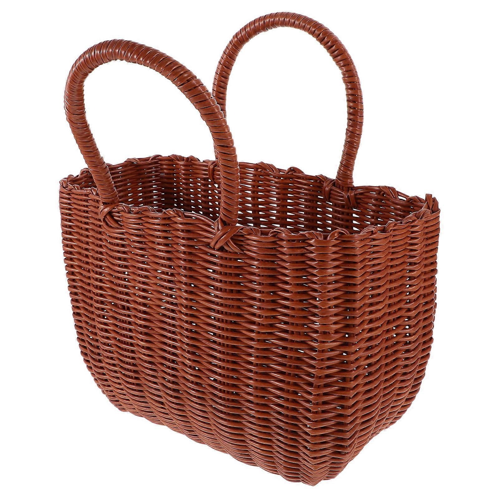 Wild Picnic Basket Lightweight Plastic Handbag for Various Uses