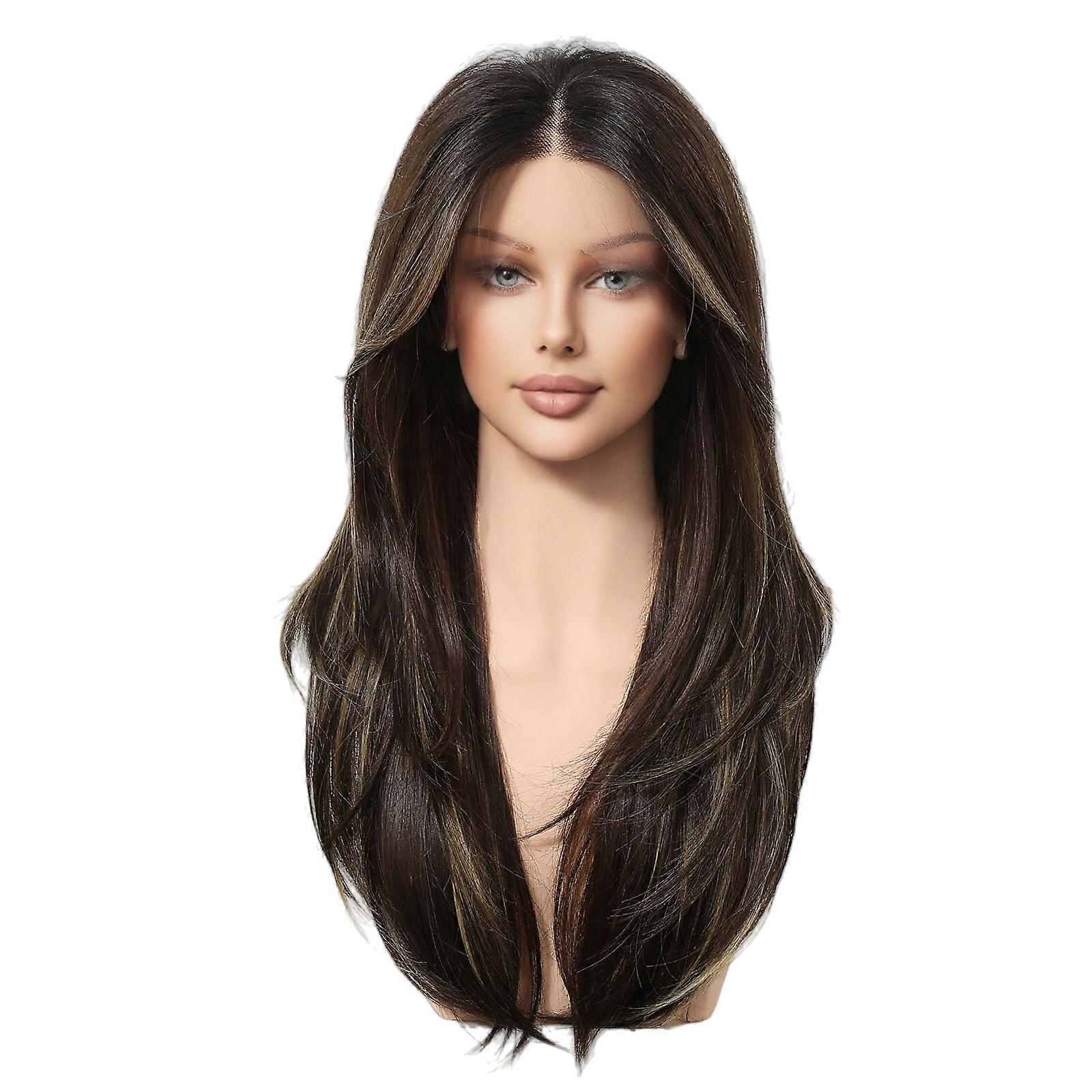 Wolf Cut 13x6 Free Parting Lace Front Wig for Women – Heat-Resistant Synthetic with Natural Look