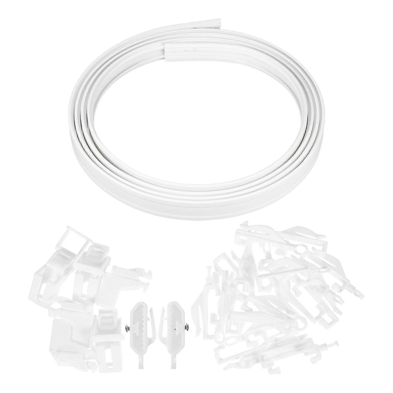 Bendable Curtain Track For RV Room And Window Privacy 300.00X2.60X0.50CM 1 Set