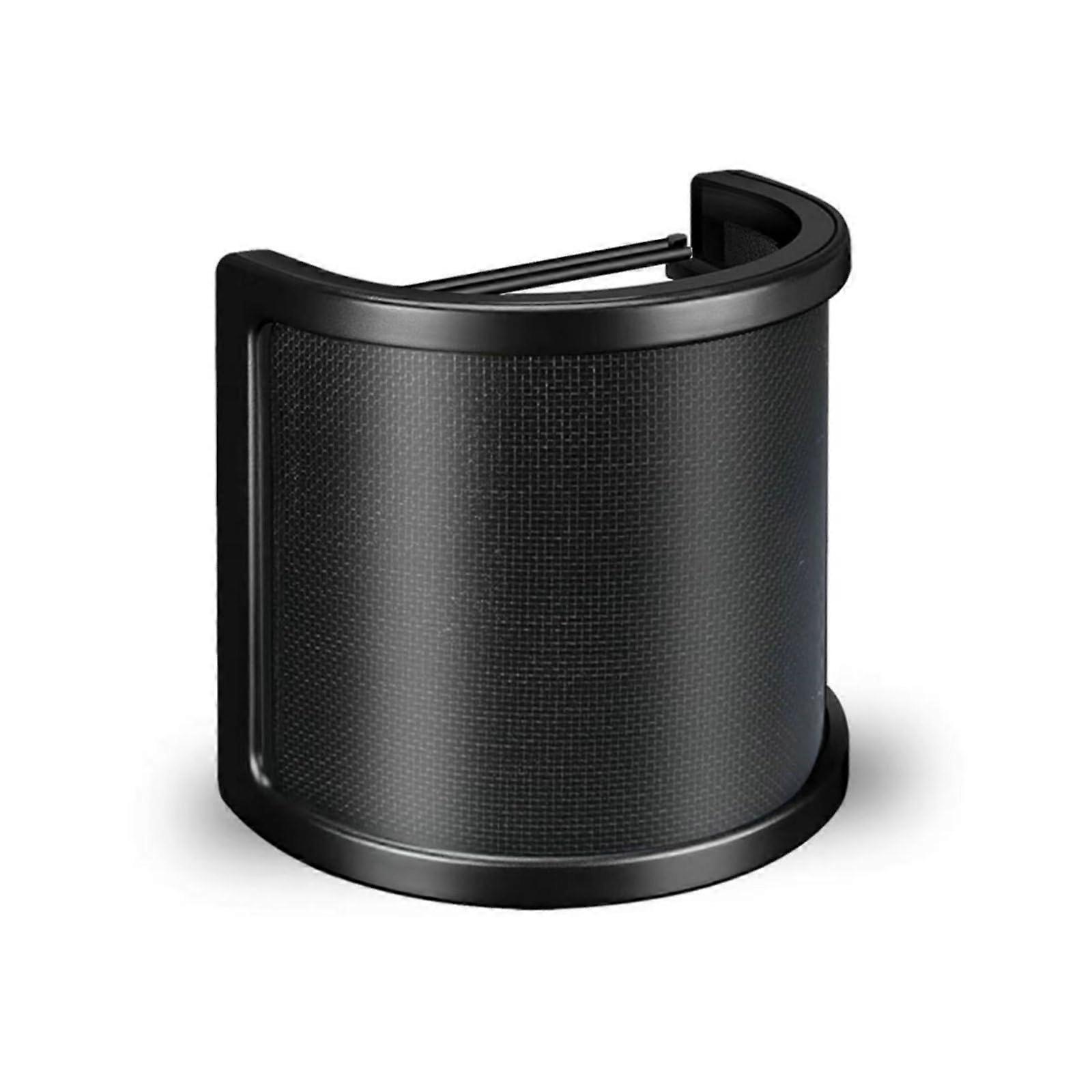 Pop Filter for Microphone with Metal Mesh Windscreen Cover, AT2020 Compatible Noise Reduction Shield