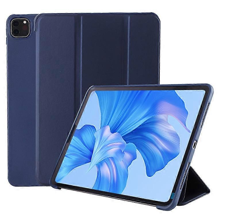 Capa elegante de silicone azul escuro para iPad Air M3 de 13 polegadas (2025).