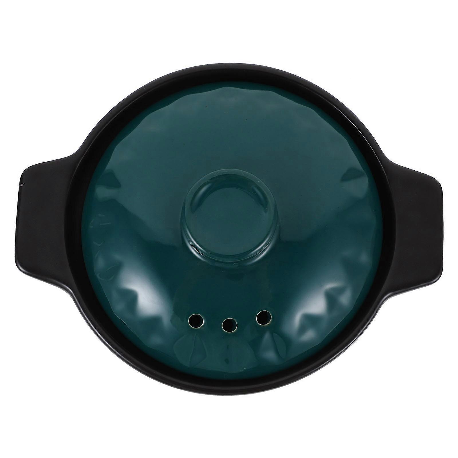 Ceramic Stew Pot for Cooking with Lid 1Pcs Practical Ceramic Casserole