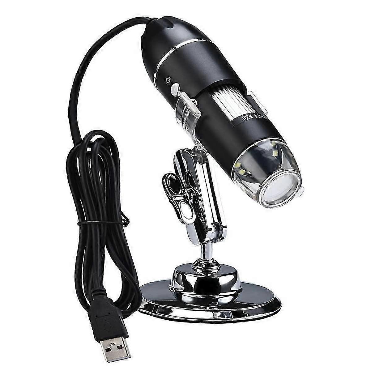 2025 Microscope adjustable magnification 1600 times digital microscope handheld digital USB magnifier