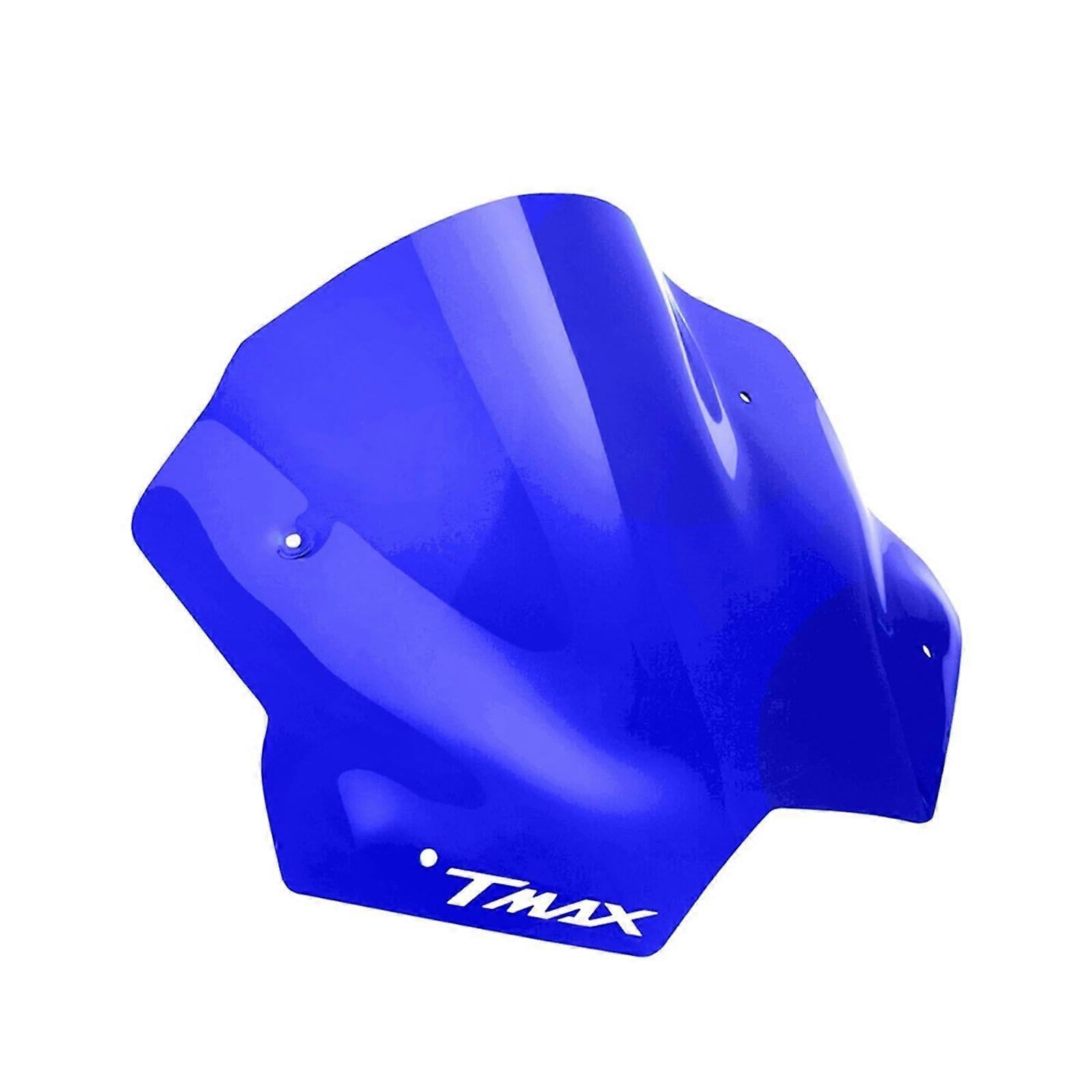 Blue Acrylic Windshield Motorcycle Front Screen with Glare Reduction for Yamaha TMAX530 20122016