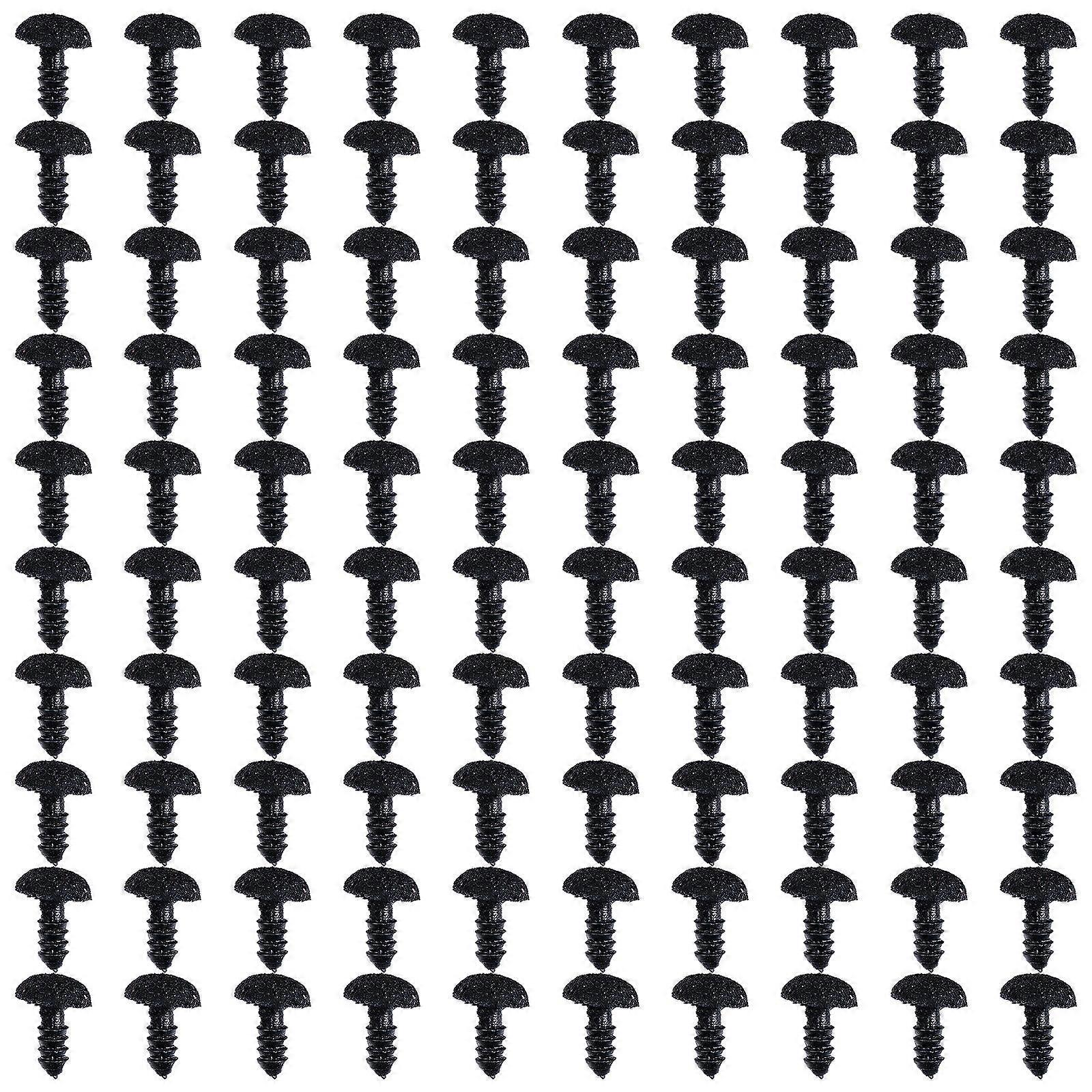 Doll Making Accessory ABS Flocking Triangle Nose for DIY Use 100Pcs