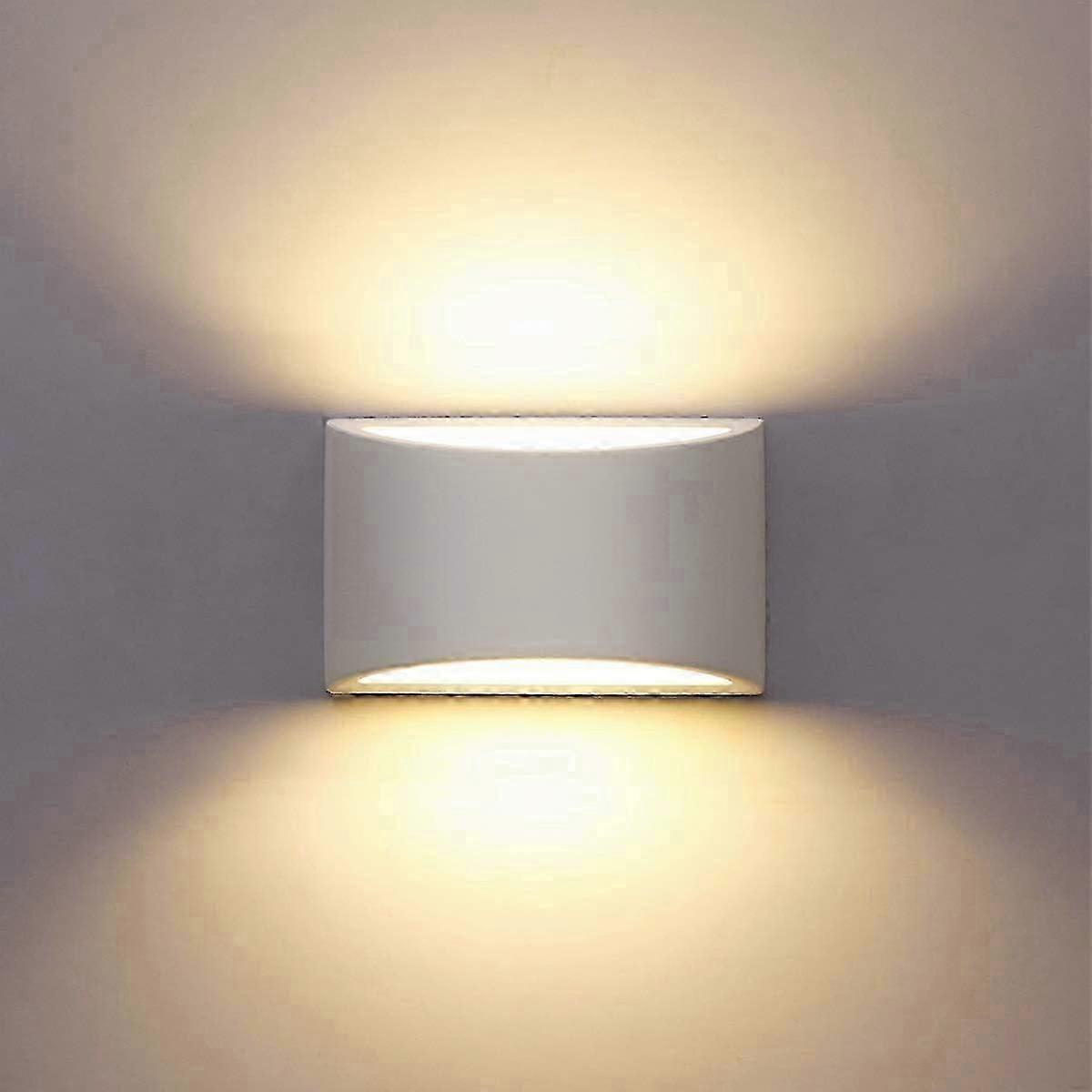 LED wall light indoor, 7W white plaster light wall light LED light 2025