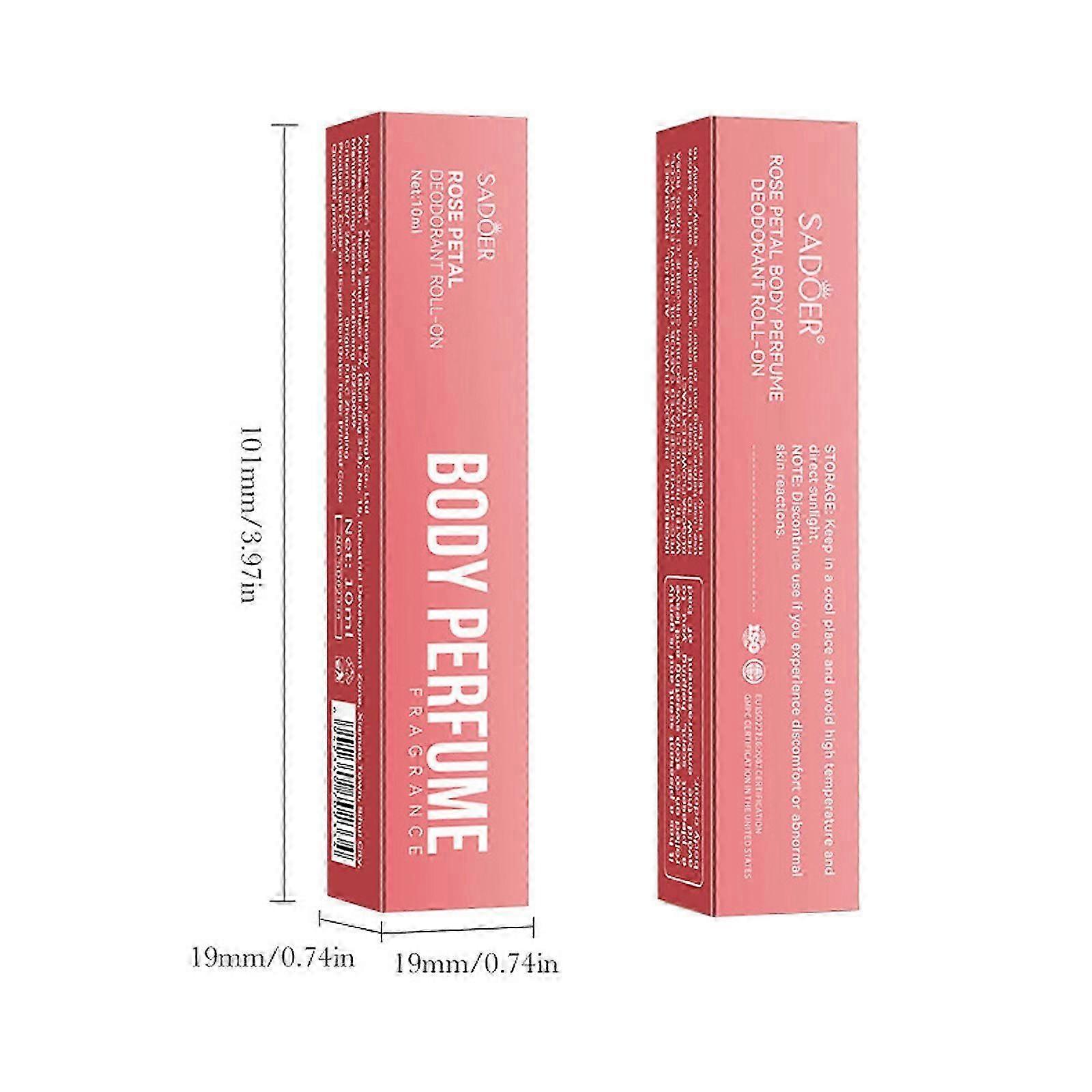 Rose Body Perfume Roll- Perfume Long-lasting Refreshing Roll- Perfume 10ml