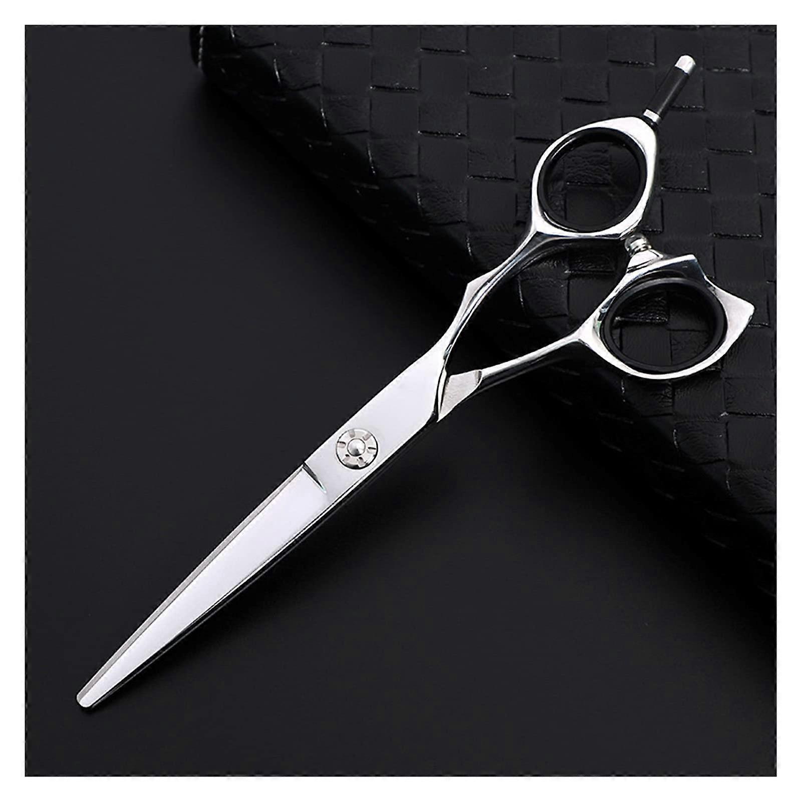 6.0 Inch Professional Hair Cutting Scissors with Precision Flat Blade for Bangs and Styling Use