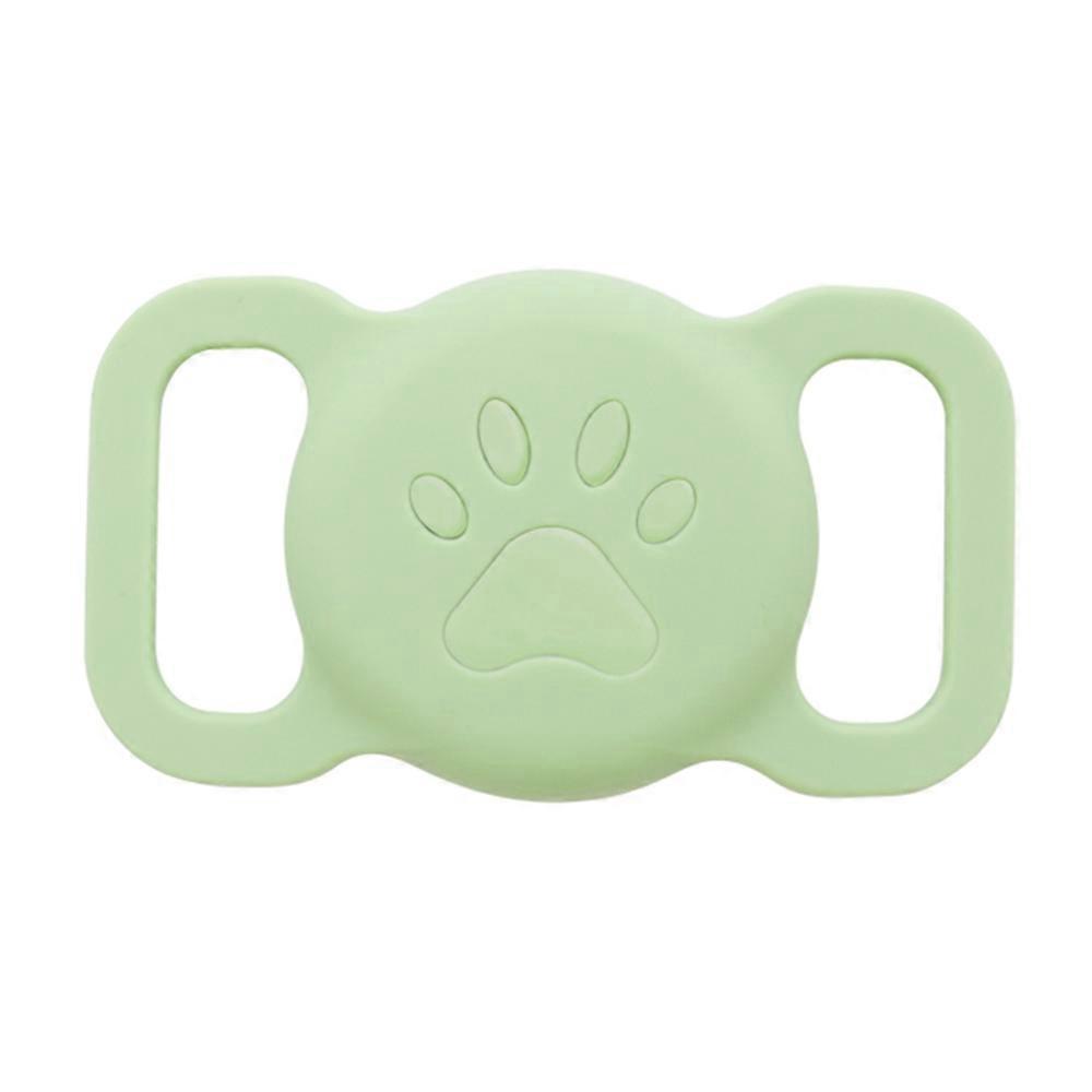 Size L Protective Cover for AirTag Paw Pattern Bluetooth-compatible Tracker Pet Collar Anti-lost Sil