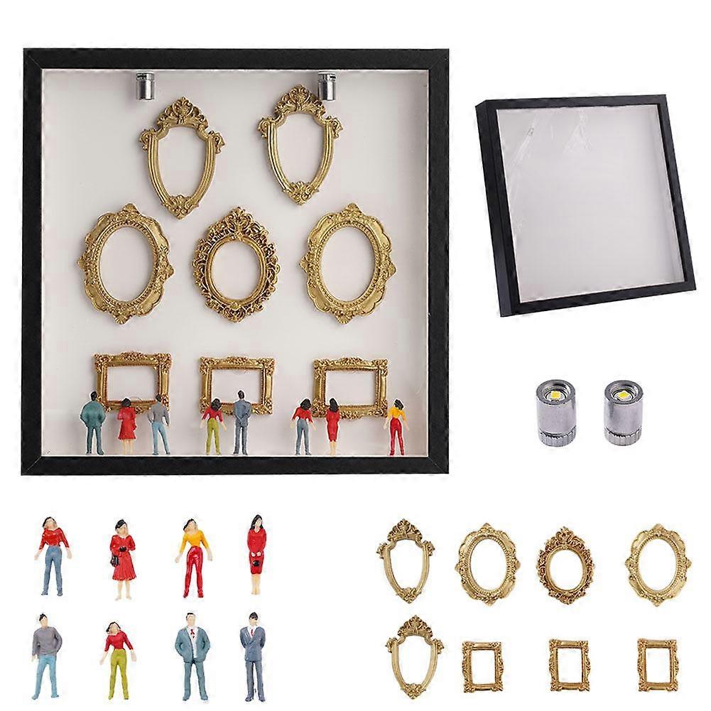 DIY Mini Museum Silhouette Box, Creative Memory Display Kit, Shadow Box