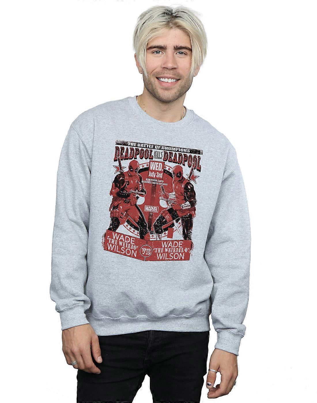 Marvel mænds Deadpool Vs Deadpool Sweatshirt