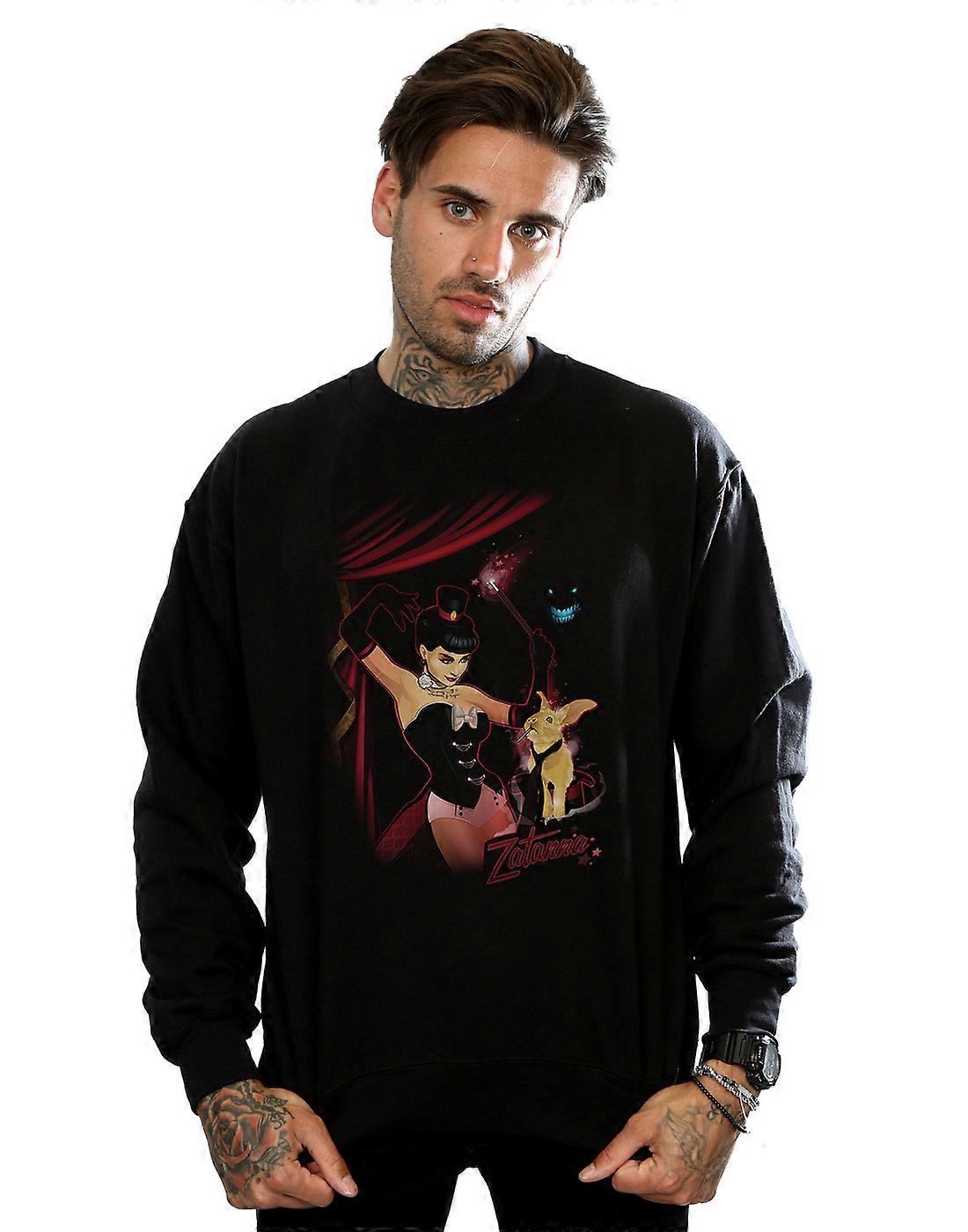 DC Comics Men's Zatanna Bombshell Cover Sweatshirt