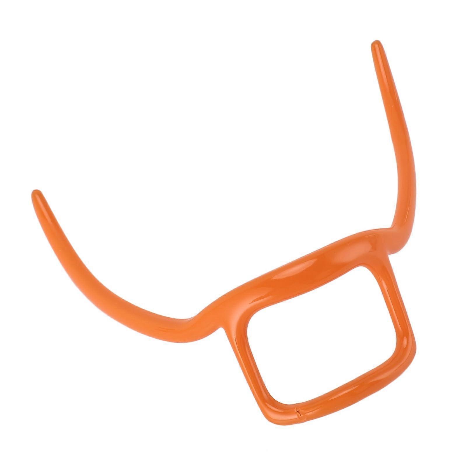 Beard Shaping Tool and Template for Men, Clean Line Precision, Easy Self Grooming, Durable Orange Guide