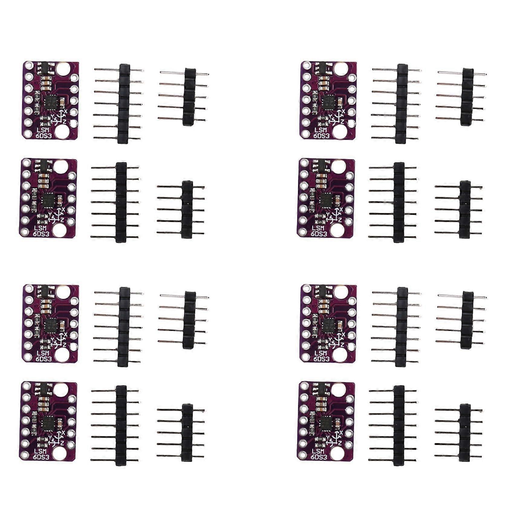 8Pcs BMI160 Sensor Module 6DOF Accelerometer Gyroscope for Precision Motion Tracking