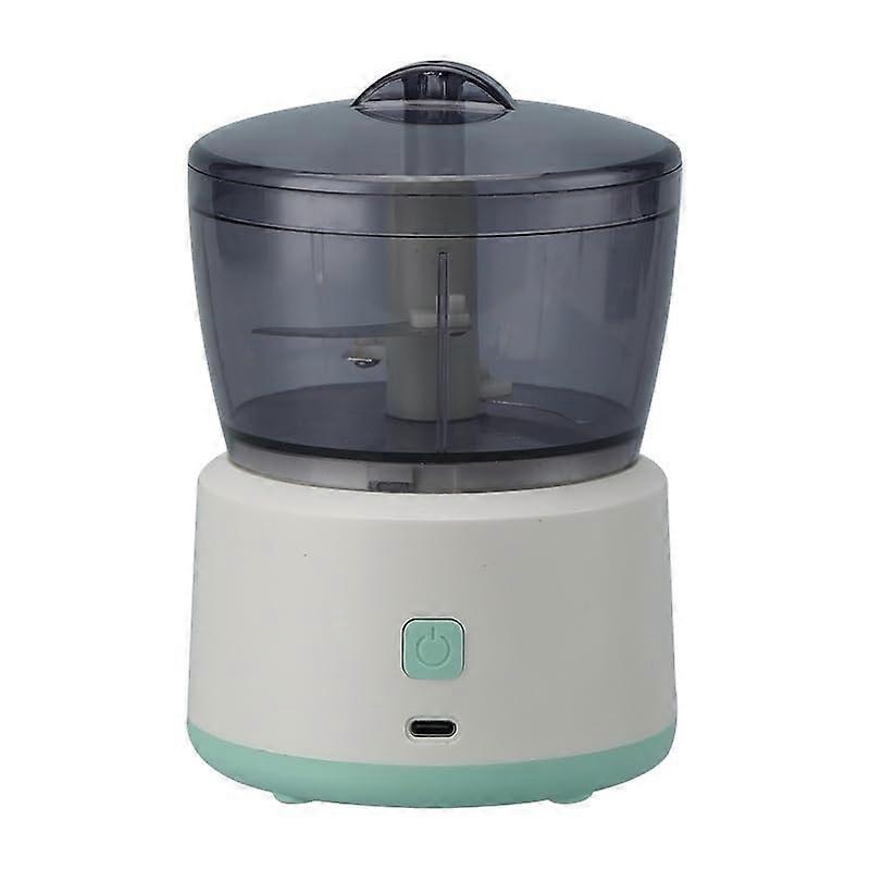 Electric Meat Grinder and Food Processor, Compact MultiFunctional OneTouch Design, White Mint Green