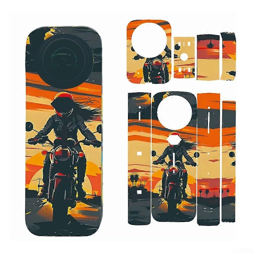 Skin for Insta360 X5 Camera with Full Coverage Scratch‑Resistant PVC Protective Wrap