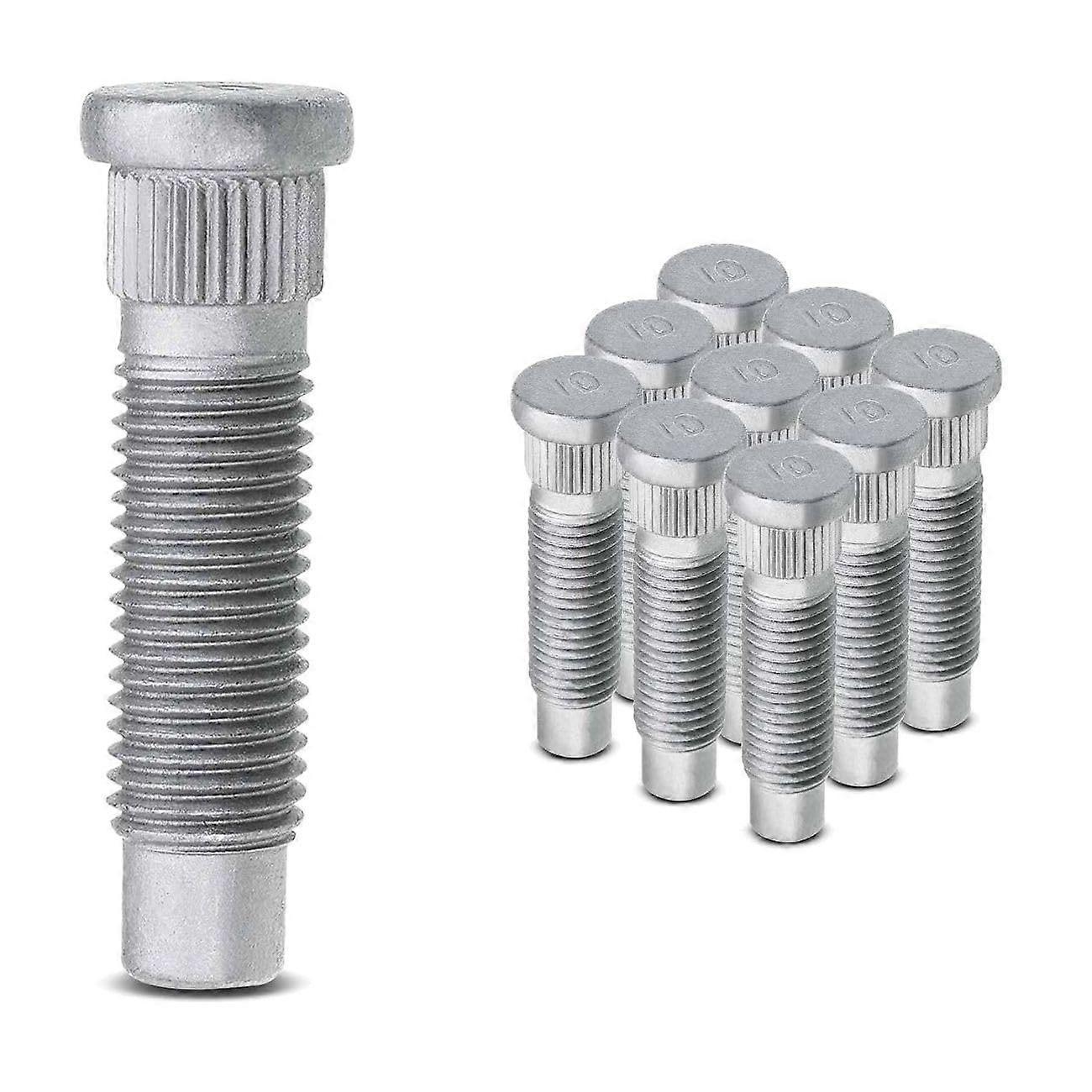 Wheel Lug Studs 33.655mm Thread Replacement Pack for Chevy GMC Cadillac Buick Front Rear Secure Fit