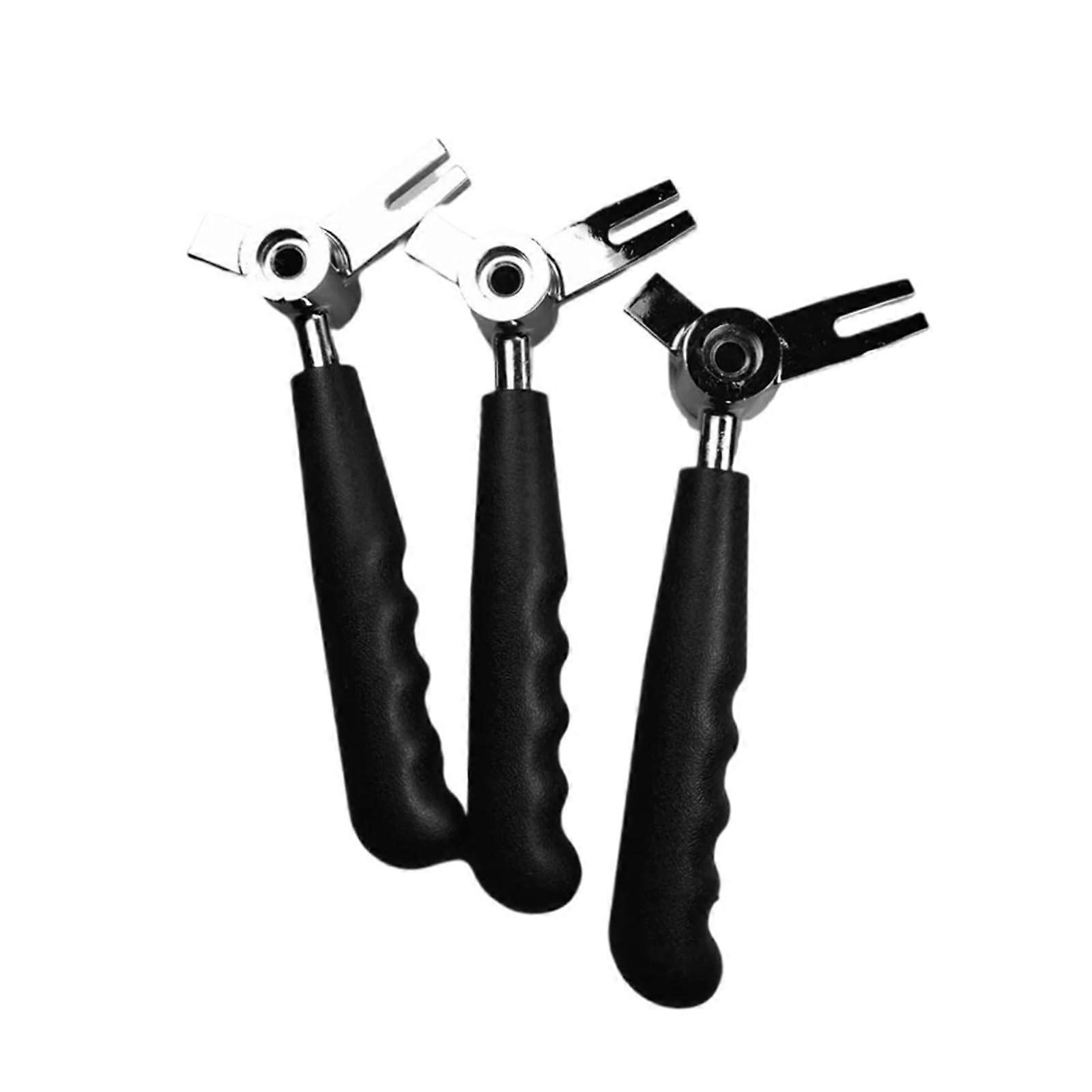 Metal Handle Replacement with Ergonomic Palm Grip for Soft Serve Ice Cream Machine Black Set