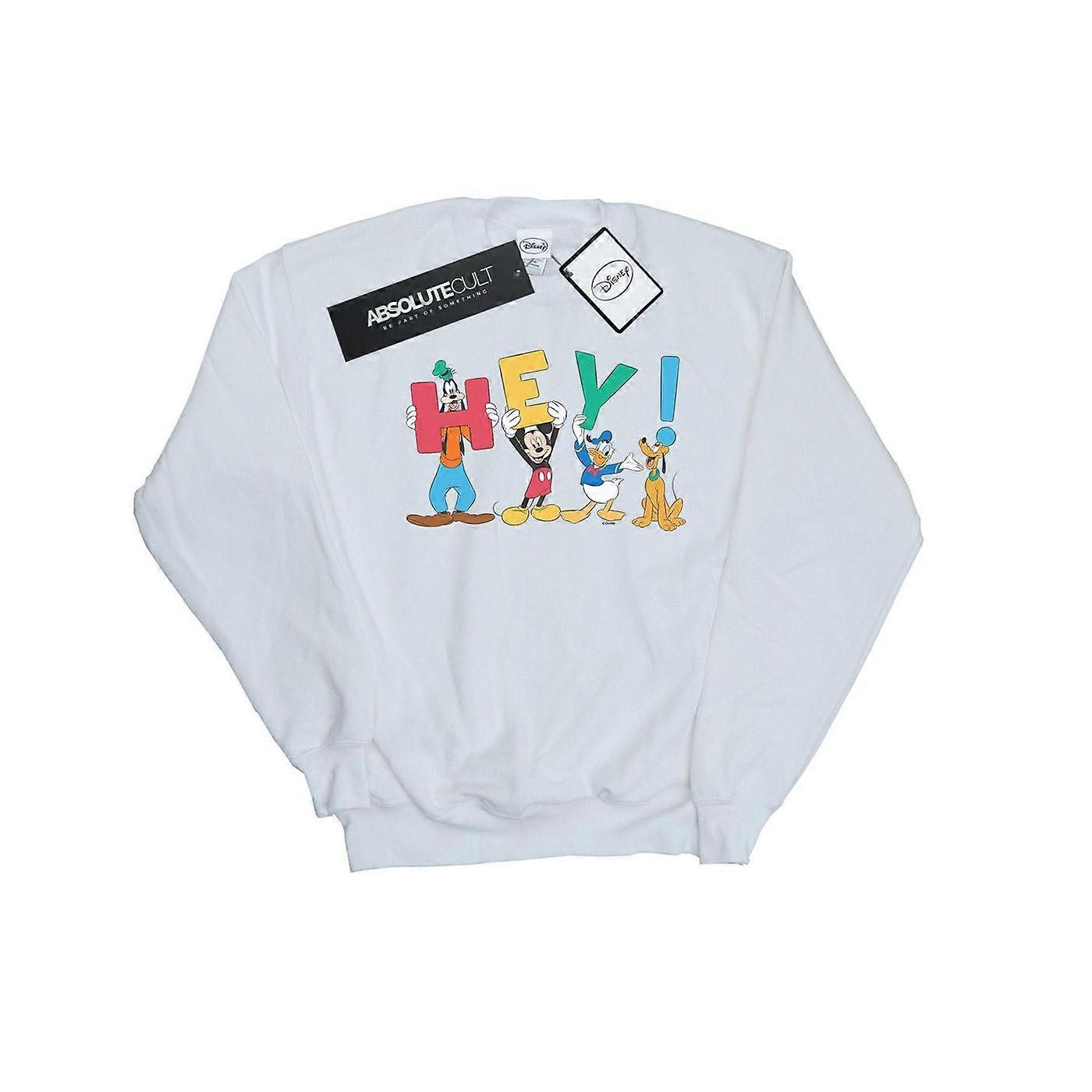 Disney ragazzi Mickey Mouse amici Ehi Sweatshirt