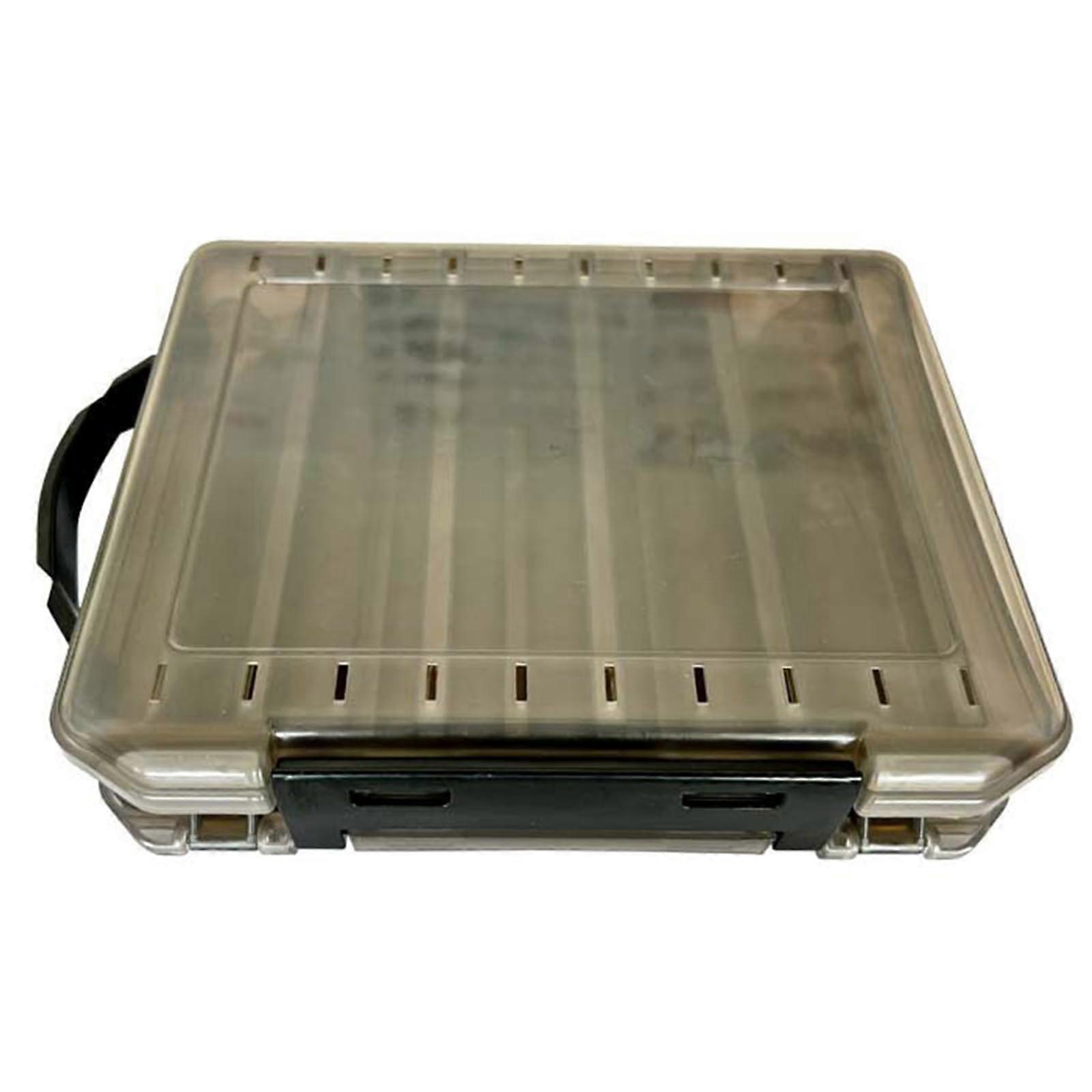 Fishing Tackle Box DoubleSided Large Capacity Lure Storage Case for Hooks and Baits