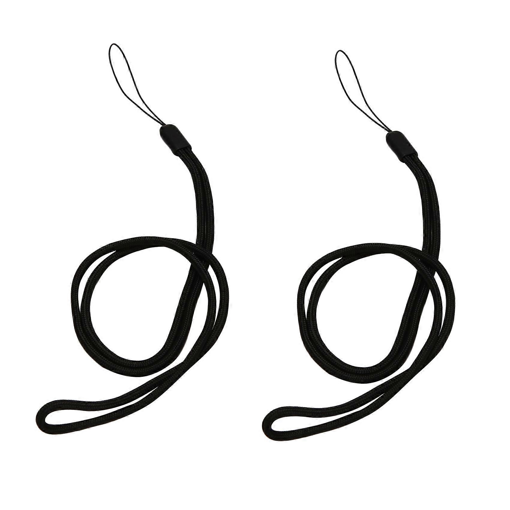 2X Nylon Cord Braid Cord for Camera Necklace Black