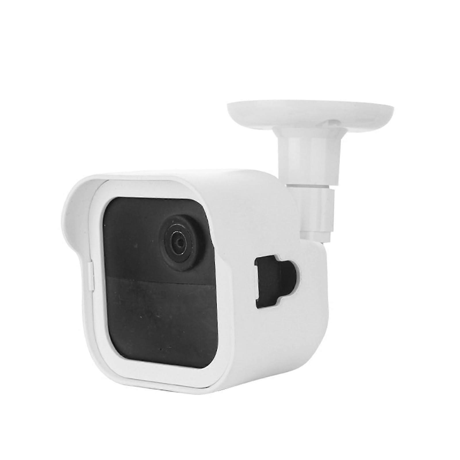 Security Camera Mount 360° Rotation Weatherproof Full Coverage Outdoor PVC Adjustable Bracket White