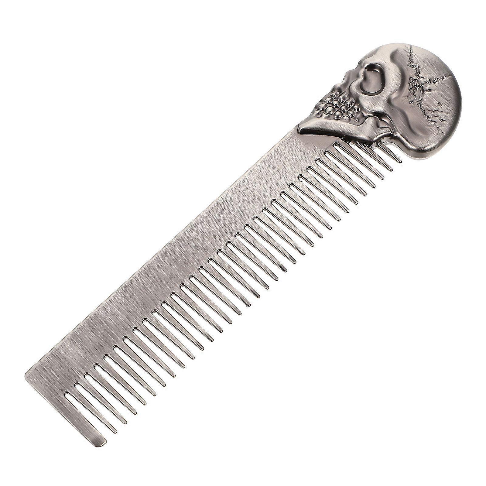 Men Beard Comb Skull Design for Durable Comb Portable Pocket