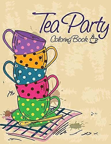 Libro para colorear Tea Party