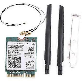 9560NGW Dual Band 2.4G/5Ghz Wireless Desktop Kit 802.11AC M.2 CNVI Wifi Card Antenna Set BT-Compatible 5.0