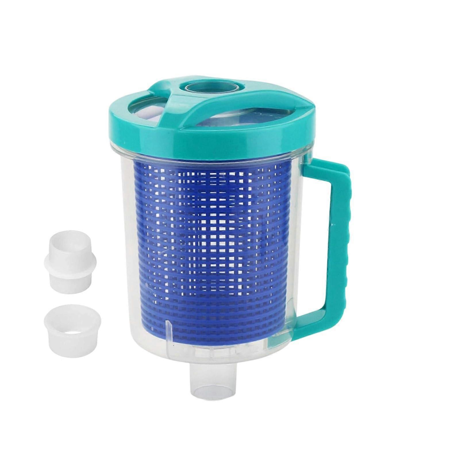 Pool Leaf Canister 1.5 Inch Inline Vacuum Leaf Trap for Swimming Pool Debris Filter