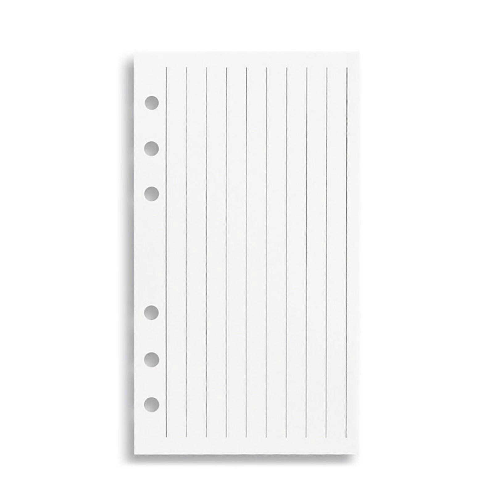 120 Sheets A6 Loose Leaf Paper Refillable Notebook Inserts Smooth Writing Inserts Detachable Planner