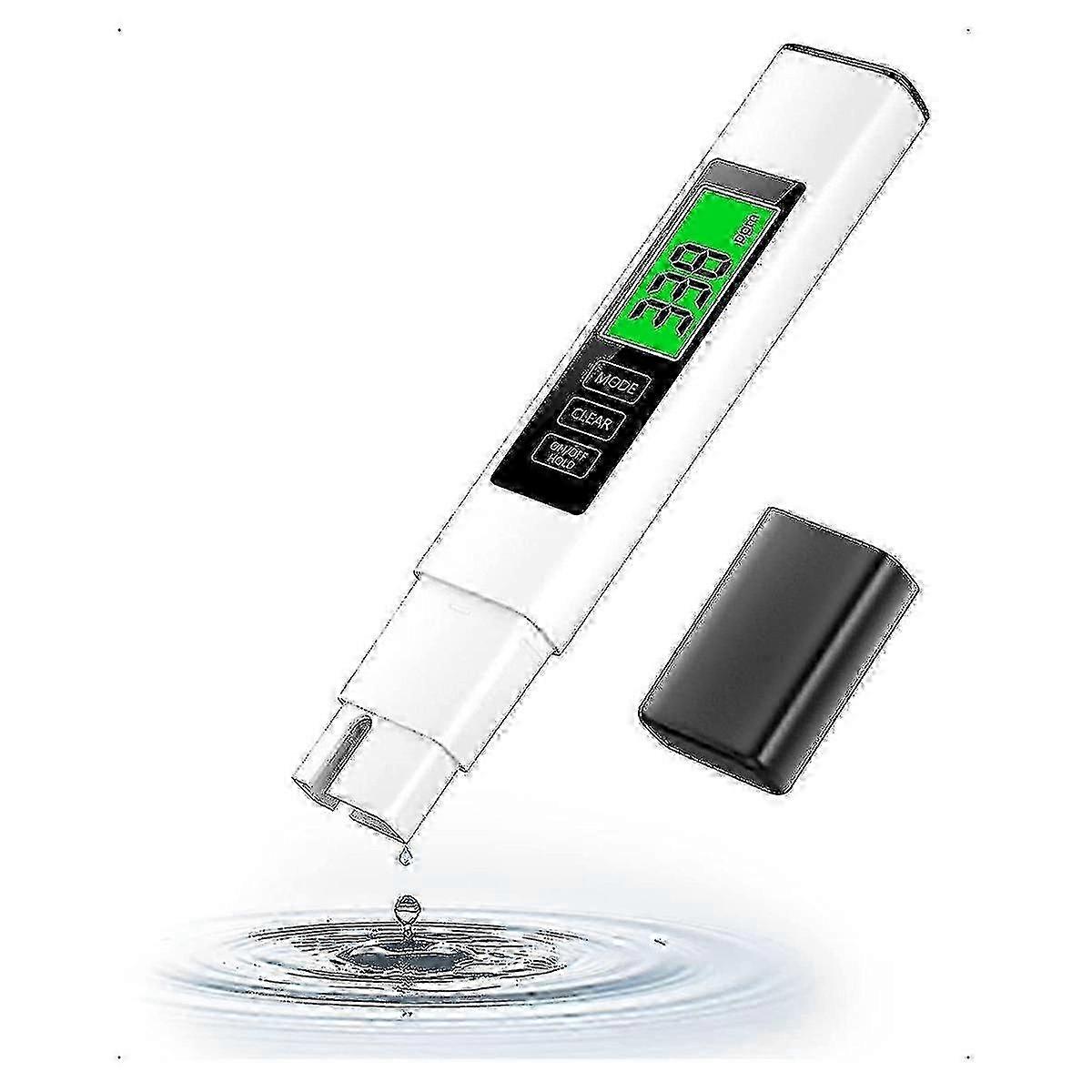 Trinkwassertester 3-in-1 TDS-Messgerät mit LCD-Bildschirm