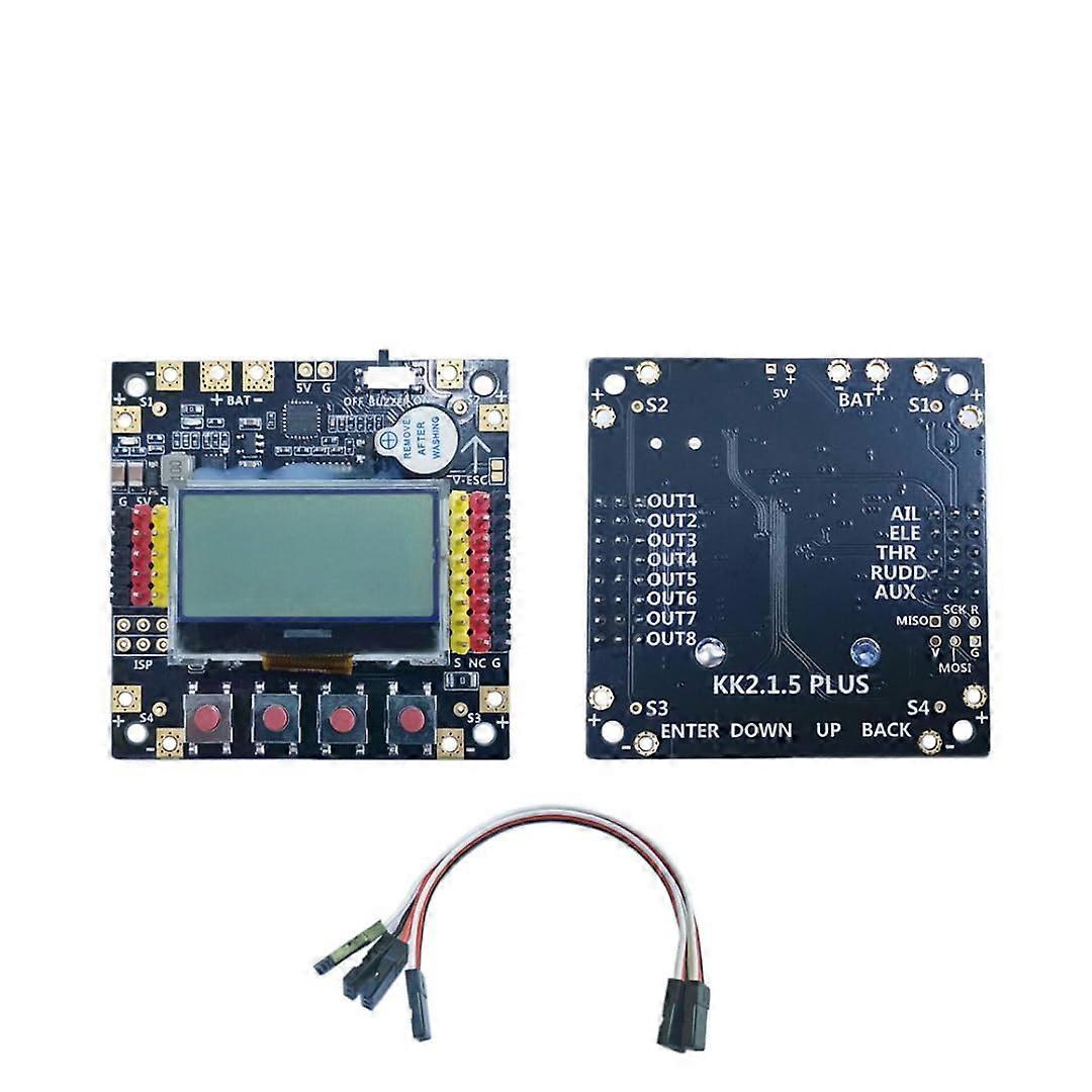 KK2.1.5 Plus Flight Controller with LCD Display Integrated PDB for RC Drones Quads Airplanes