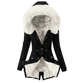 Parka d'hiver pour femme, épaisse et chaude, avec capuche en fourrure, veste d'hiver RTX