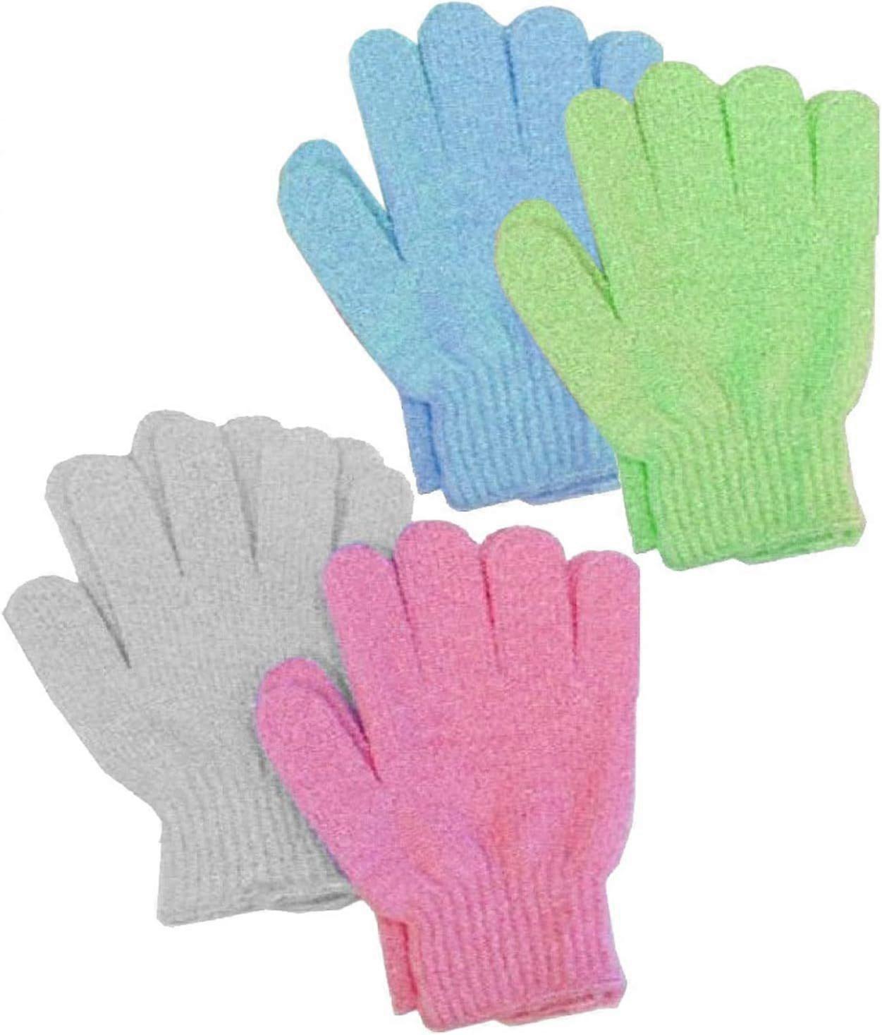 Peeling-Badehandschuhe (4 Paar)
