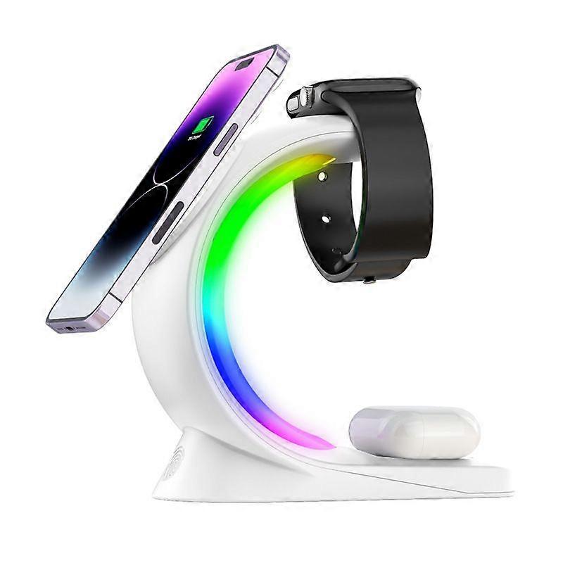 3 in 1 Wireless Charging Stand with Night Light Function