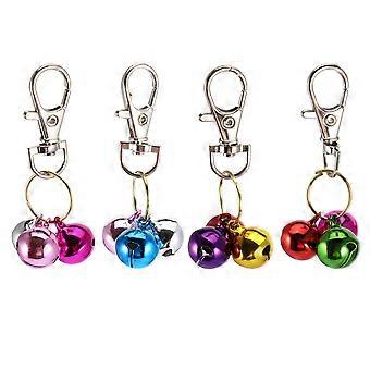 Metalen trainingshangertjes voor kattenhalsbanden (4 stuks) als accessoire voor de halsband van uw huisdier.