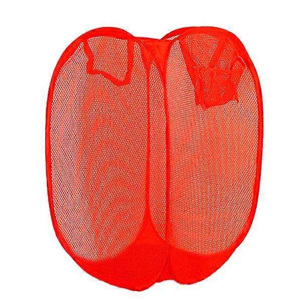 Dirty Clothes Hamper Foldable Mesh Laundry Basket for Storage