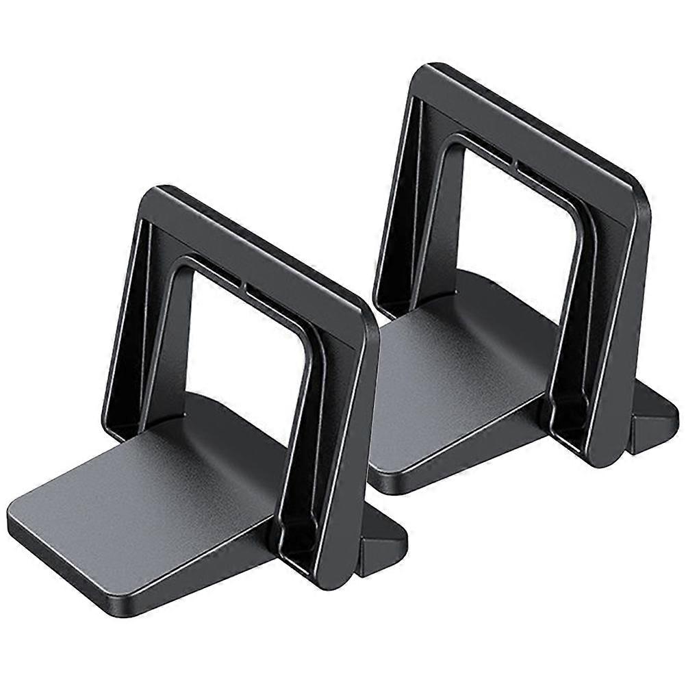 Laptop Stand Foldable Laptop Riser for 1Pair Ergonomic Black Pc