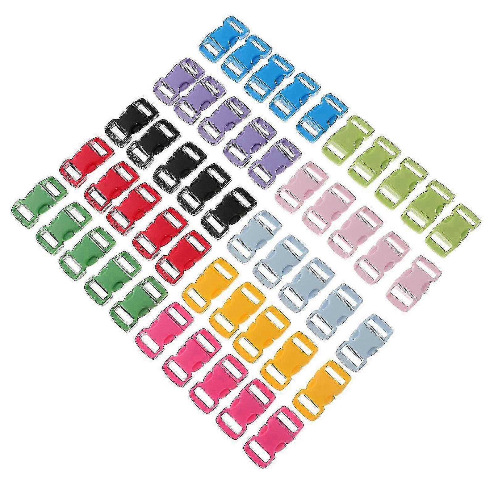 Quick Release Buckle Plastic Clips for Backpack Webbing Strap 50Pcs Set